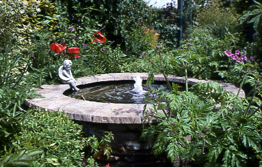 The sound of running water